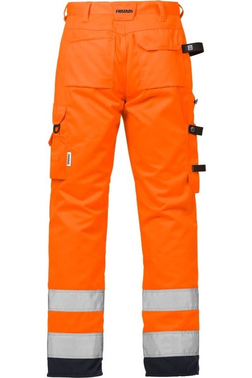 FristadsWarnschutz-HoseHighVisHandwerkerhoseDamenKl22125PLUWarnschutz-OrangeMarine