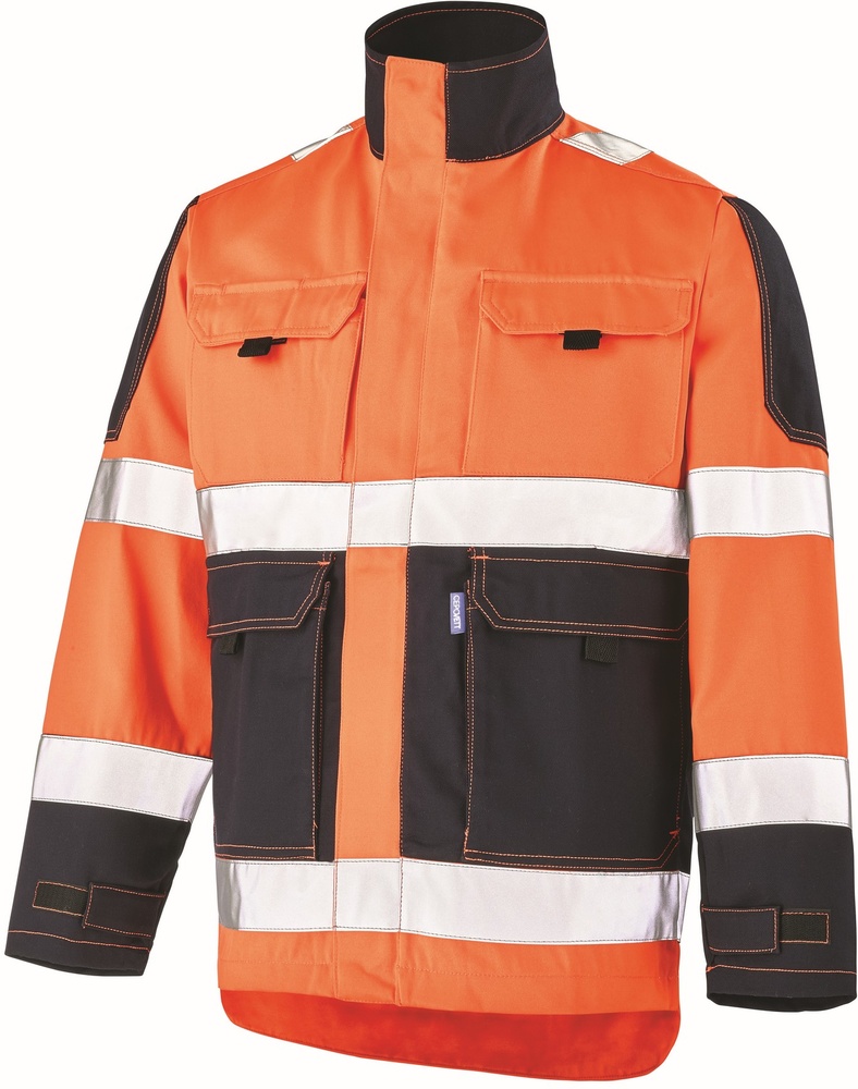 CepovettJackeFluoTech92828267FluoOrangeDarkBlue-XS