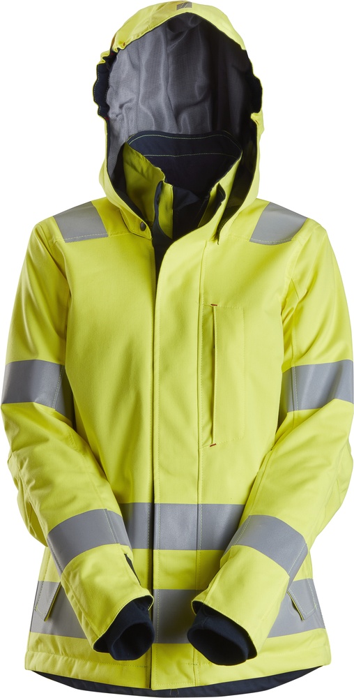 SnickersWorkwearProtecWorkHigh-VisArbeitsjackeKl31167Hv-Gelb-Navy-XS