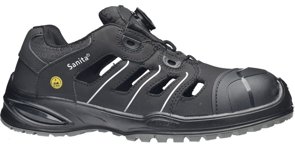 SanitaHerrenSicherheitssandaleTopaz-Esd-S1PSandalBlack