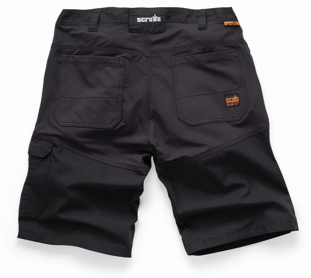ScruffsArbeitsshortsShortsTradeFlex-Schwarz