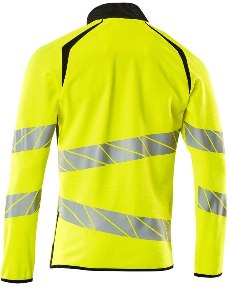 MascotSweatshirtmitReiverschlussAccelerateSafe19184-781Hi-visGelbSchwarz-XXL