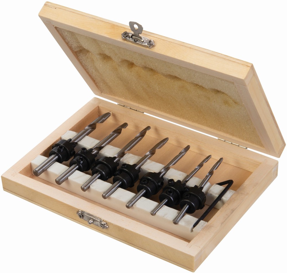 SilverlineBohrerSenkloch-Holzbohrer7-tlgSatz36mm