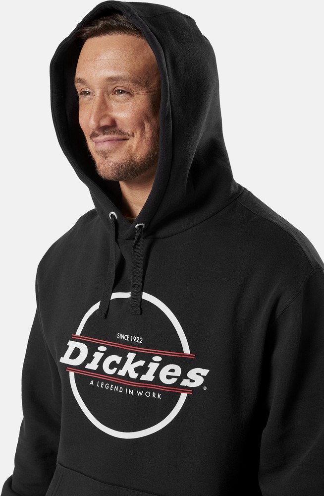 DickiesHerrenSweatshirtTowsonGraphHoodBlack