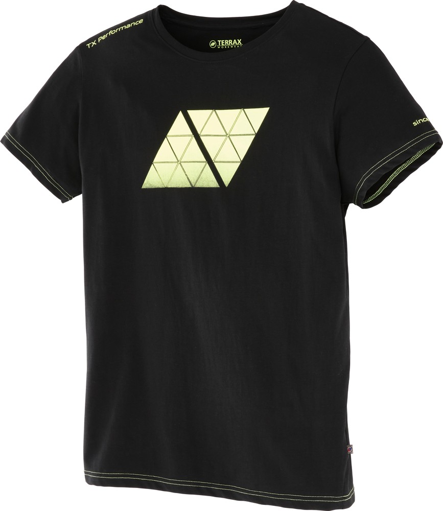 TerraxWorkwearT-ShirtSchwarzLimette