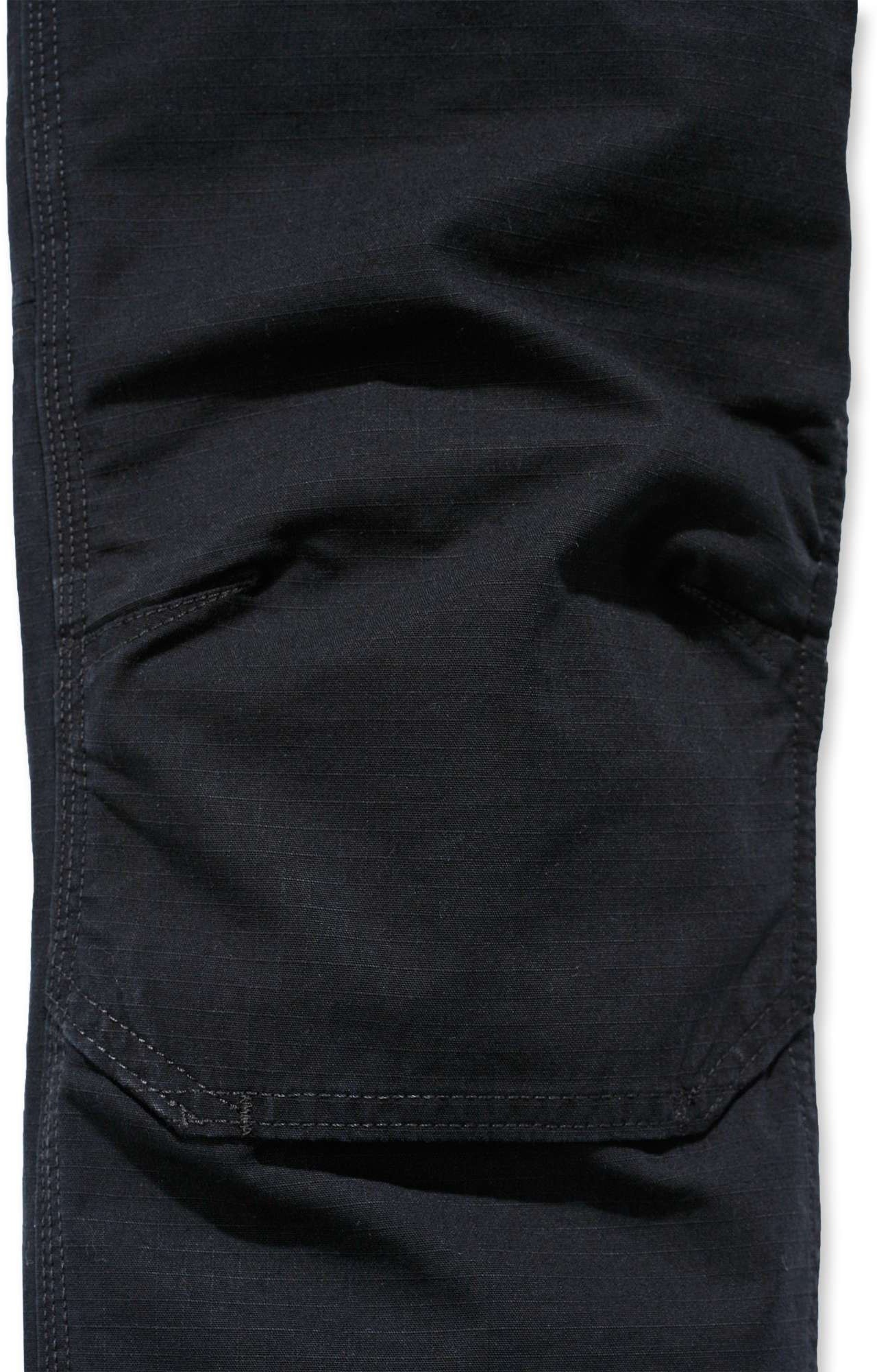 CarharttHerrenHoseSteelDoubleFrontPantBlack