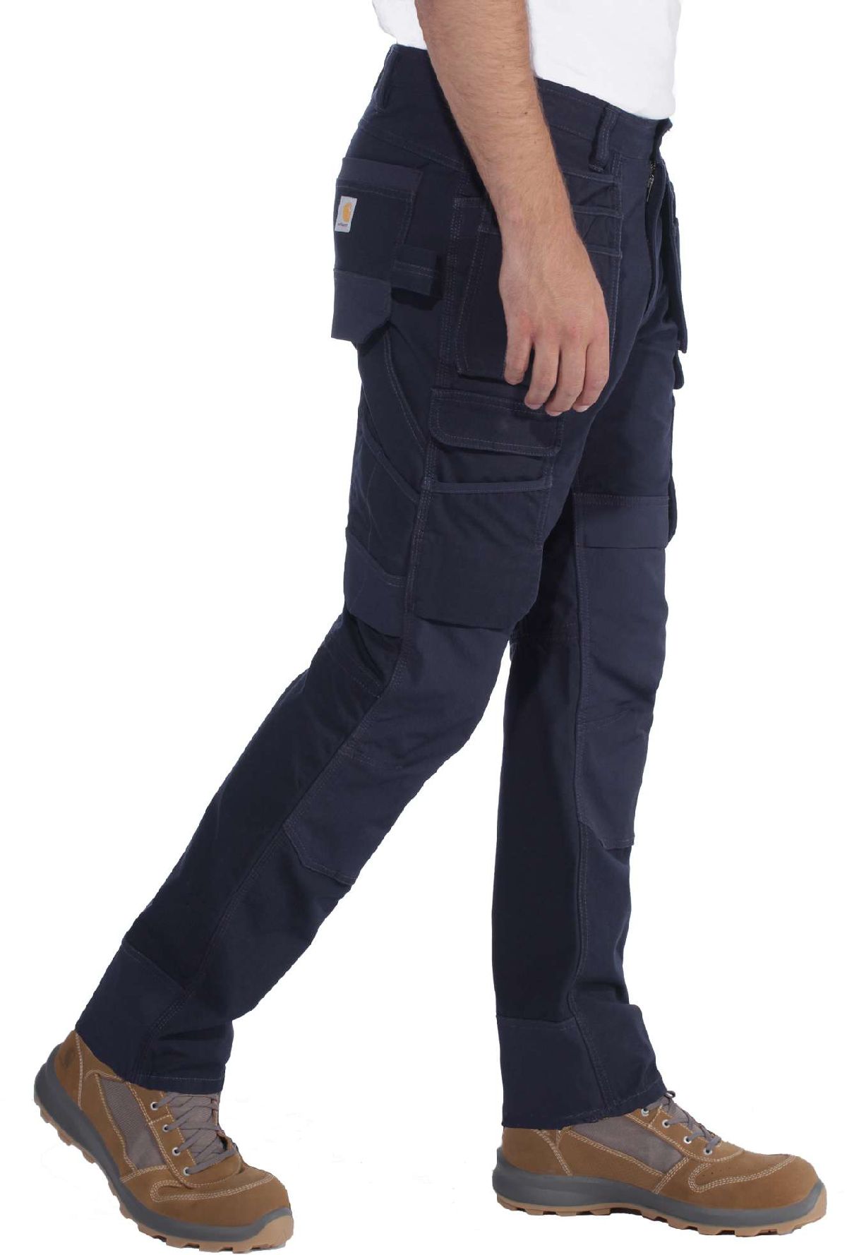 CarharttHerrenHoseSteelMultipocketPantNavy