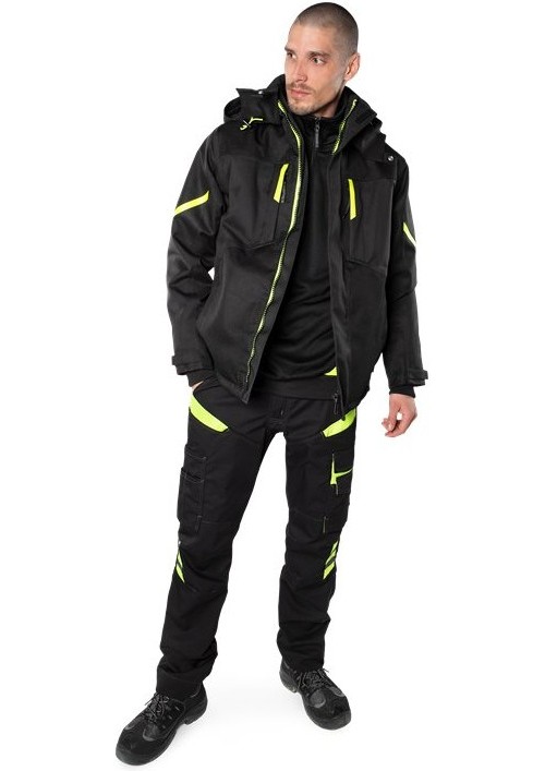 FristadsAirtechWinterjacke4058GTCSchwarzGelb