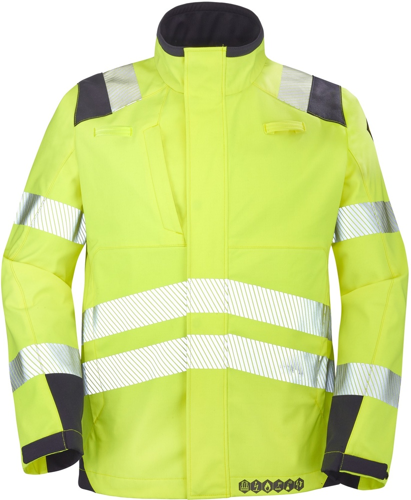 CepovettSoftshelljackeTeideHoheSichtbarkeit9D993068FluoYellowNavy-XXL