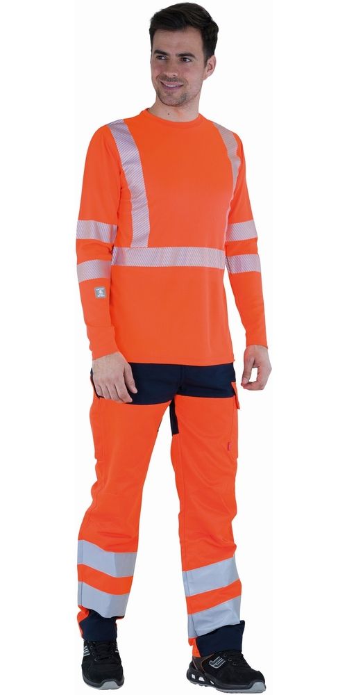 CepovettLangarm-ShirtFluoBase2T539FluoOrange-XXL