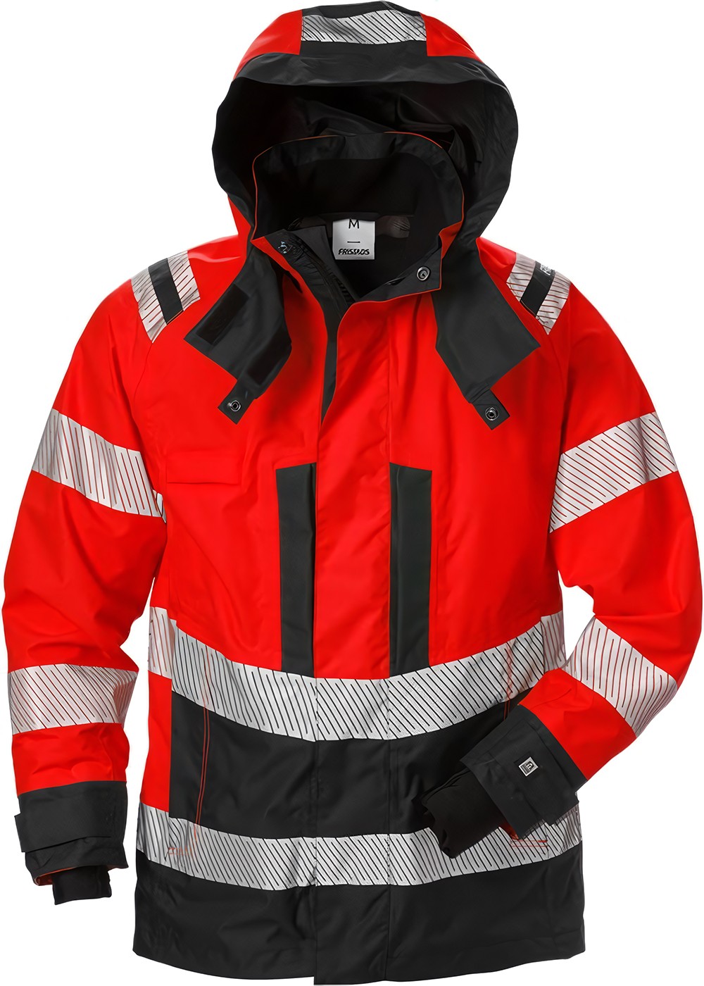FristadsHighVisAirtechAuenjackeDamenKl34518GTTWarnschutz-RotSchwarz-XS