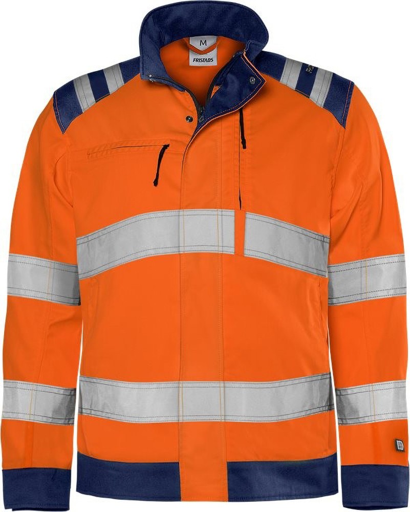 FristadsHighVisGreenJackeKl34067GPLUWarnschutz-OrangeMarine-S
