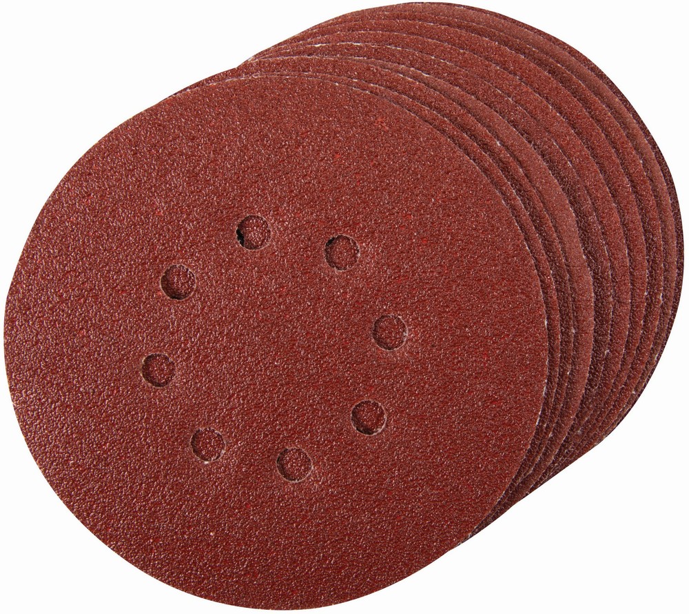 SilverlineSchleifzubehrKlettschleifscheibengelocht10er-Pckg