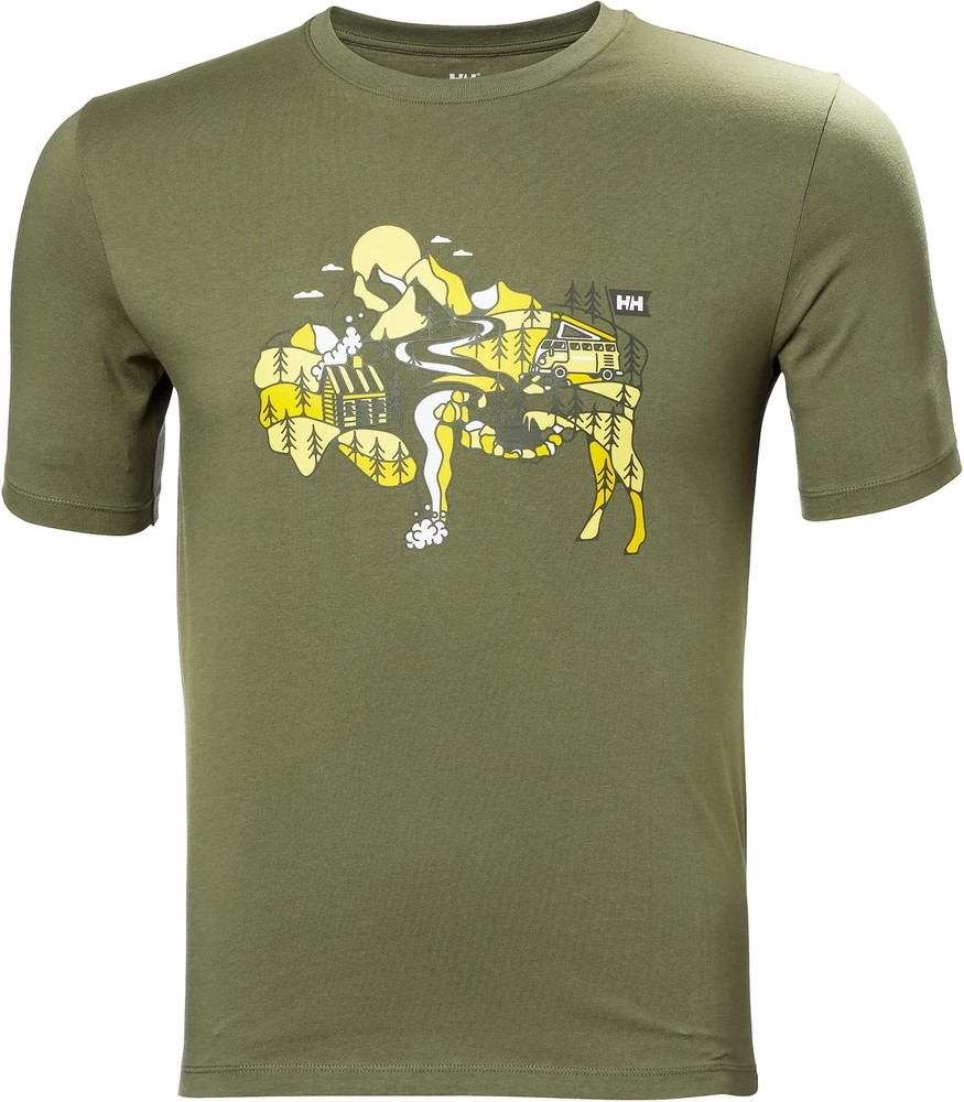 HellyHansenT-ShirtF2FOrganicCottonT-ShirtLavGreen162901Grn-XL