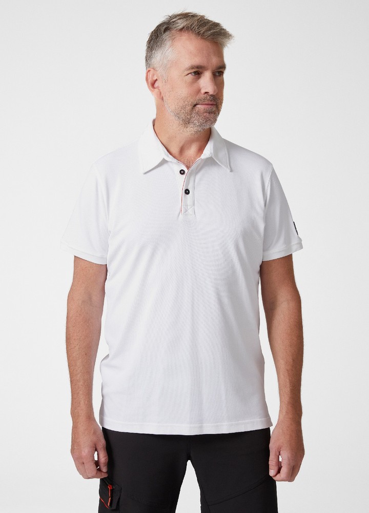 HellyHansenKensingtonTechPoloShirtWhite-XS