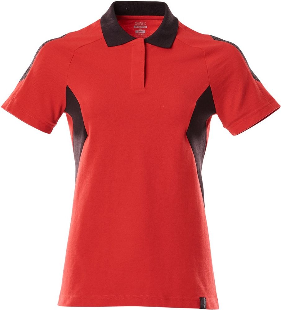 MascotDamenPolo-ShirtAccelerate18393-961VerkehrsrotSchwarz-XXL