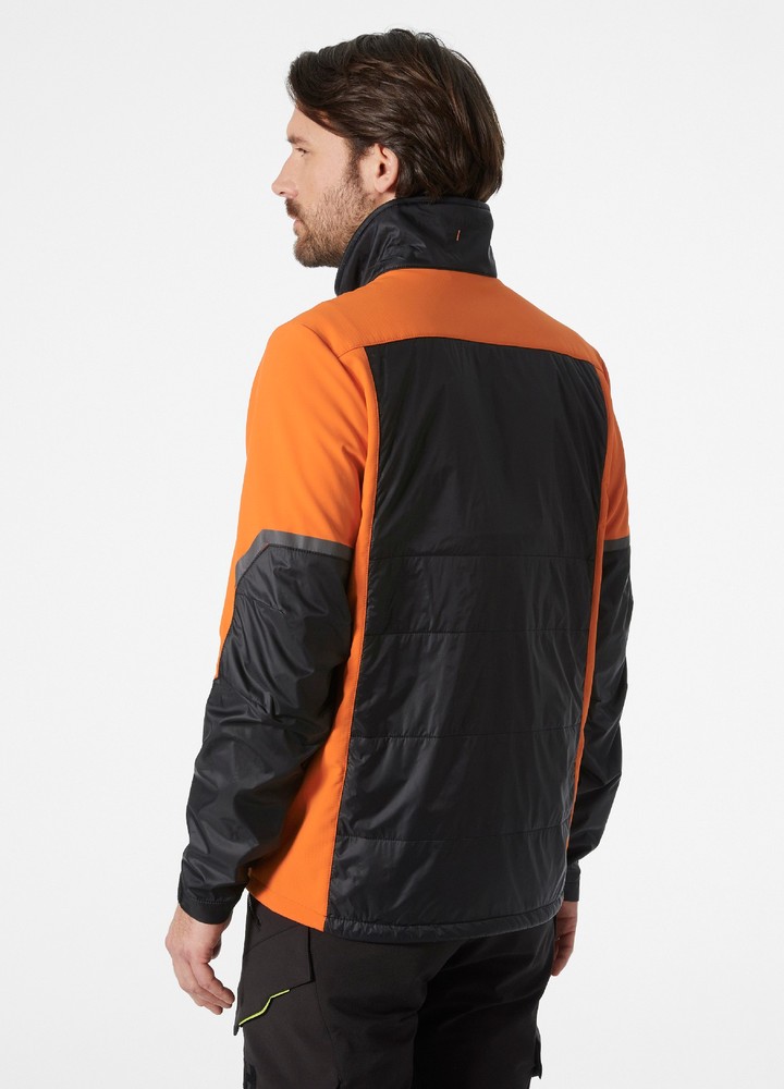 HellyHansenArbeitsjackeKensingtonInsulatedJacketBlackDarkOrange-XS