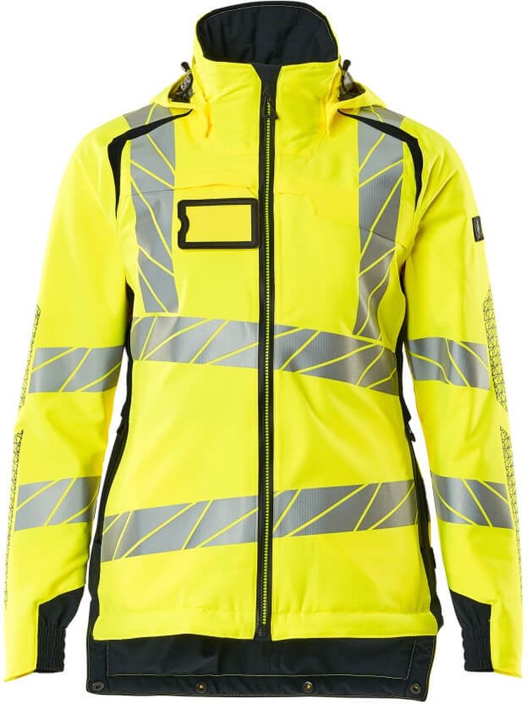 MascotDamenWinterjackeAccelerateSafe19045-449Hi-visGelbSchwarzblau-XXL