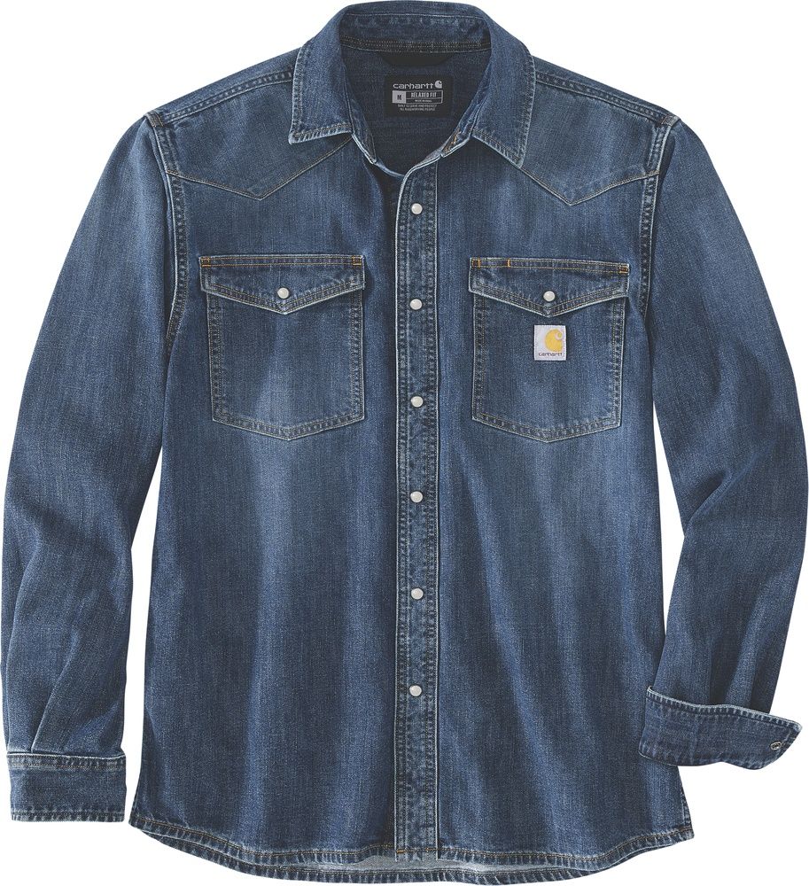 CarharttDenimLSSnapFrontShirt106429Wyatt-XXL
