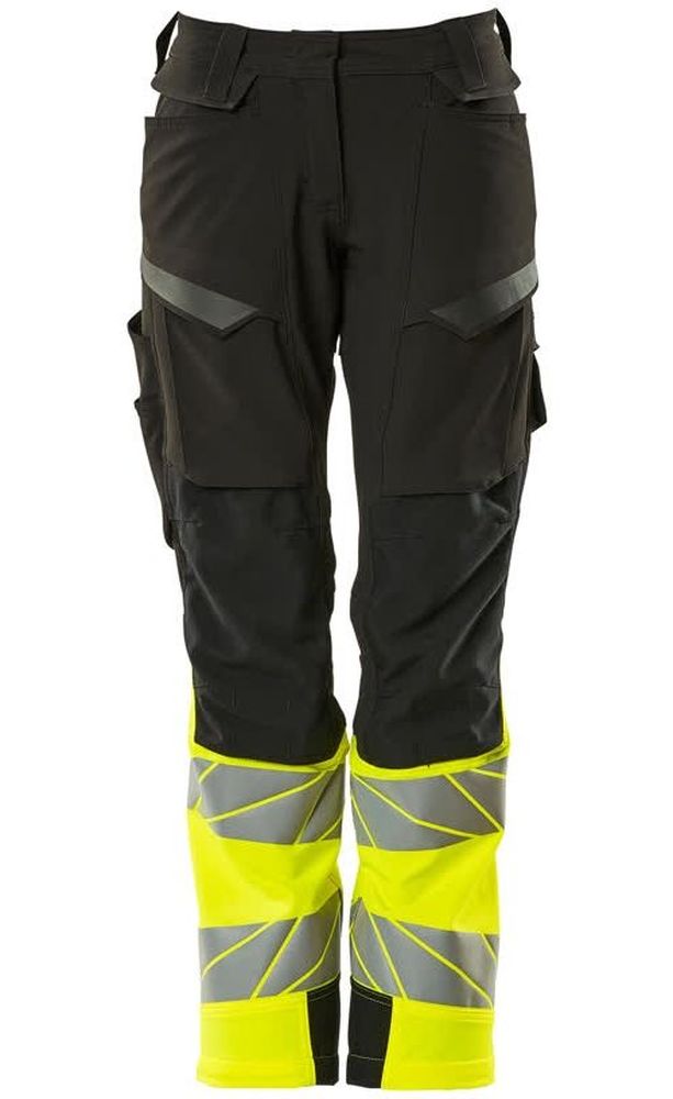 MascotDamenHosemitKnietaschenAccelerateSafe19178-511SchwarzHi-visGelb-C3476