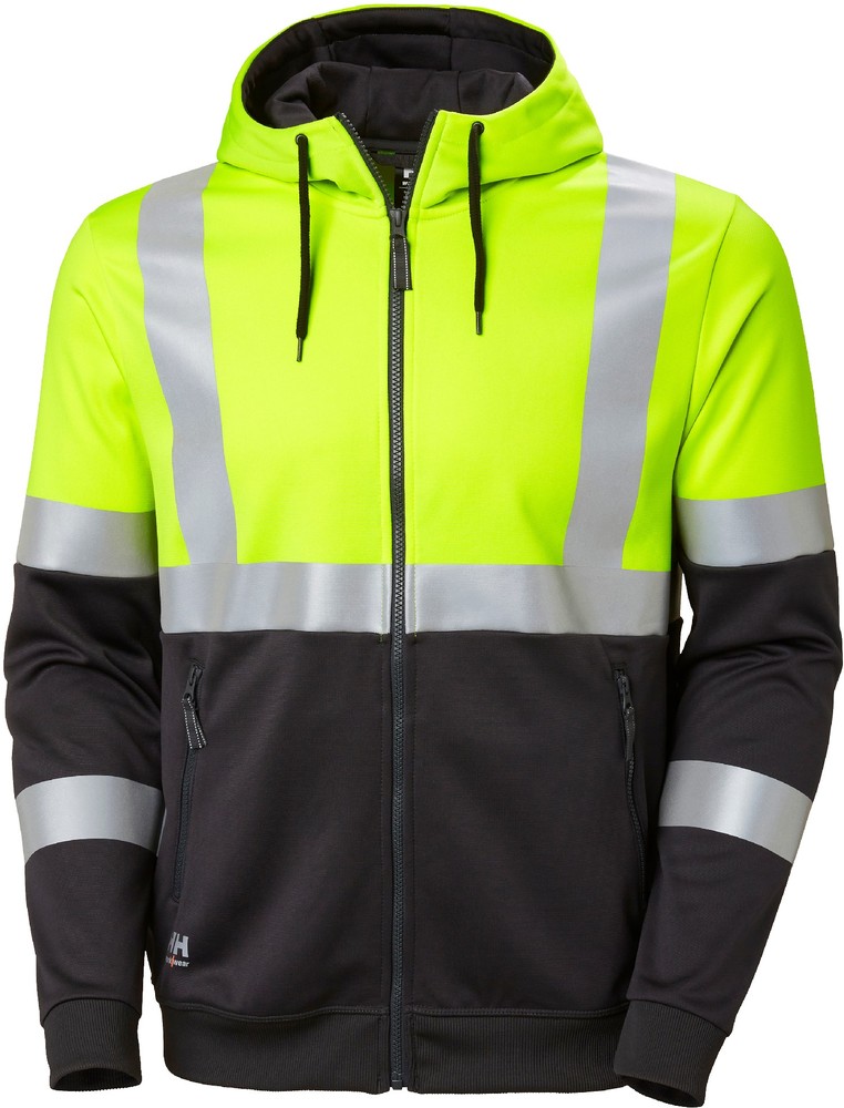 HellyHansenAddvisZipHoodieCl1YellowEbony-XS