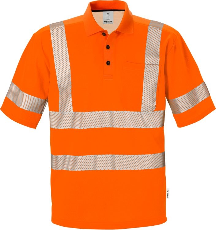 FristadsWarnschutz-PoloshirtHighVisPoloshirtKl37406PHVWarnschutz-Orange