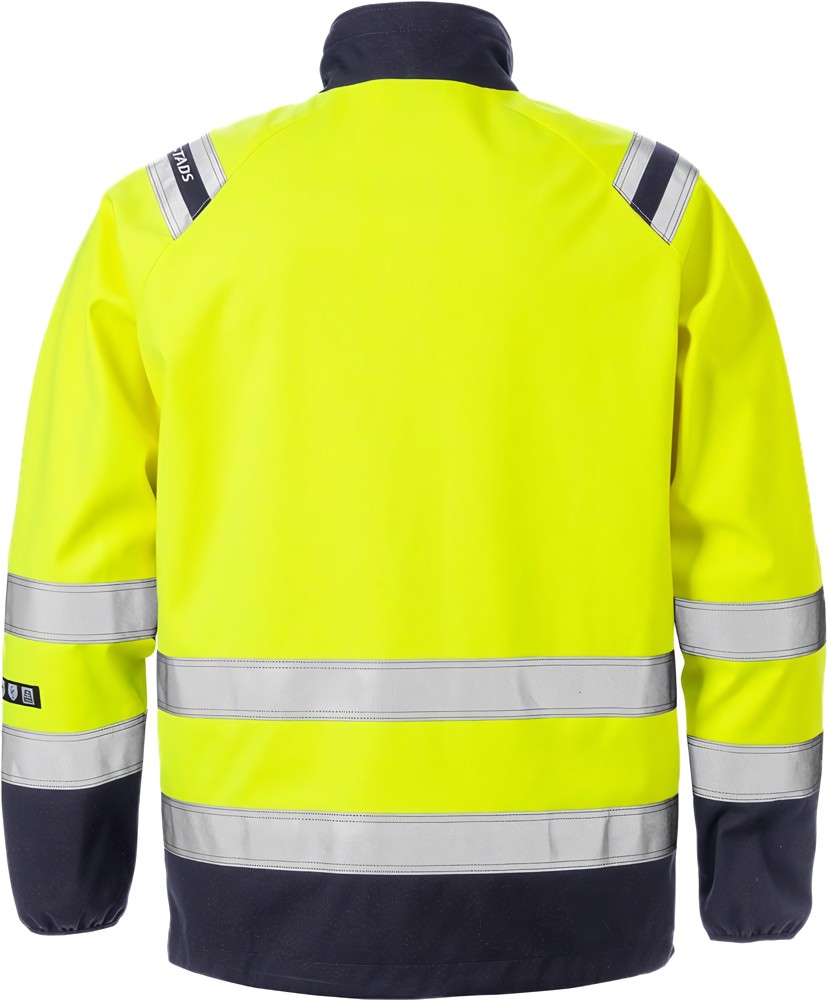 FristadsFlamestatSoftshell-JackeKl34016FSSWarnschutz-GelbMarine-XL