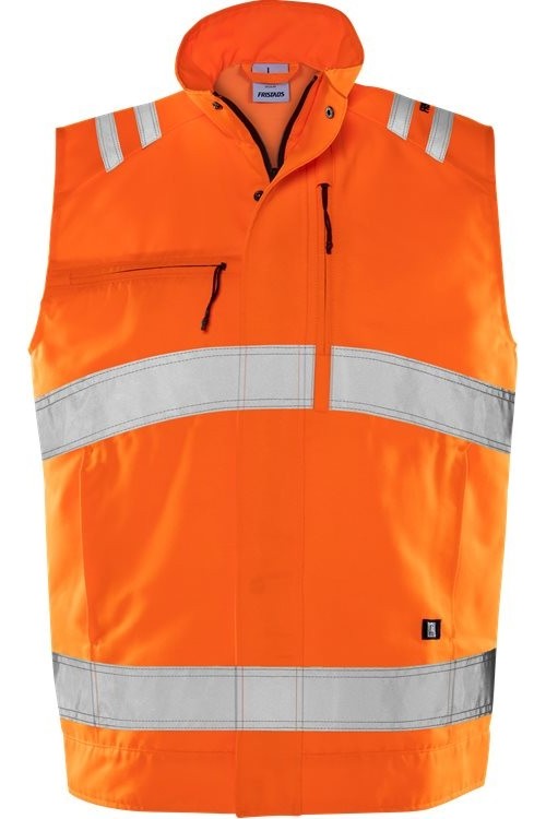 FristadsHighVisGreenWesteKl25067GPLUWarnschutz-Orange