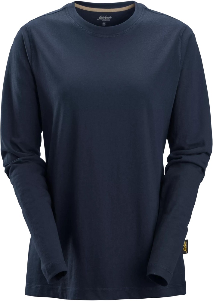 SnickersWorkwearDamenDamenShirtmitlangenrmeln2497Navy-XS