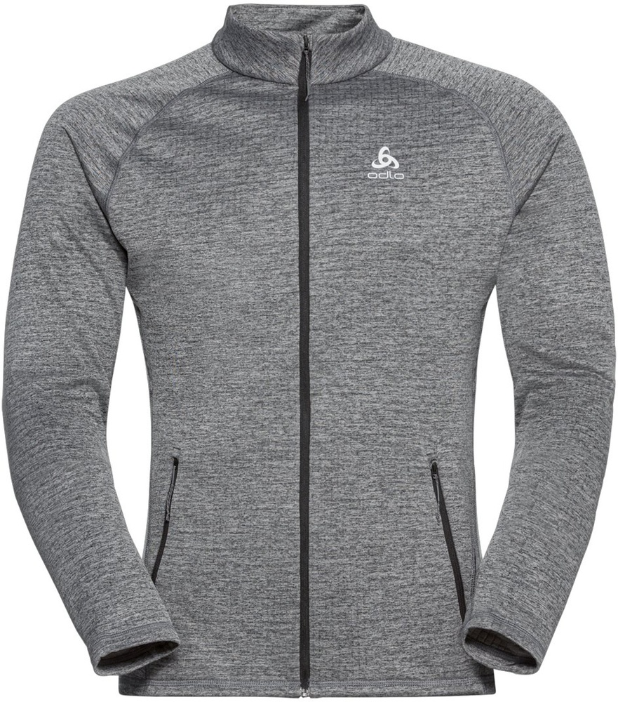 OdloMidLayerFullZipTencia542562DarkGreyMelange-3XL