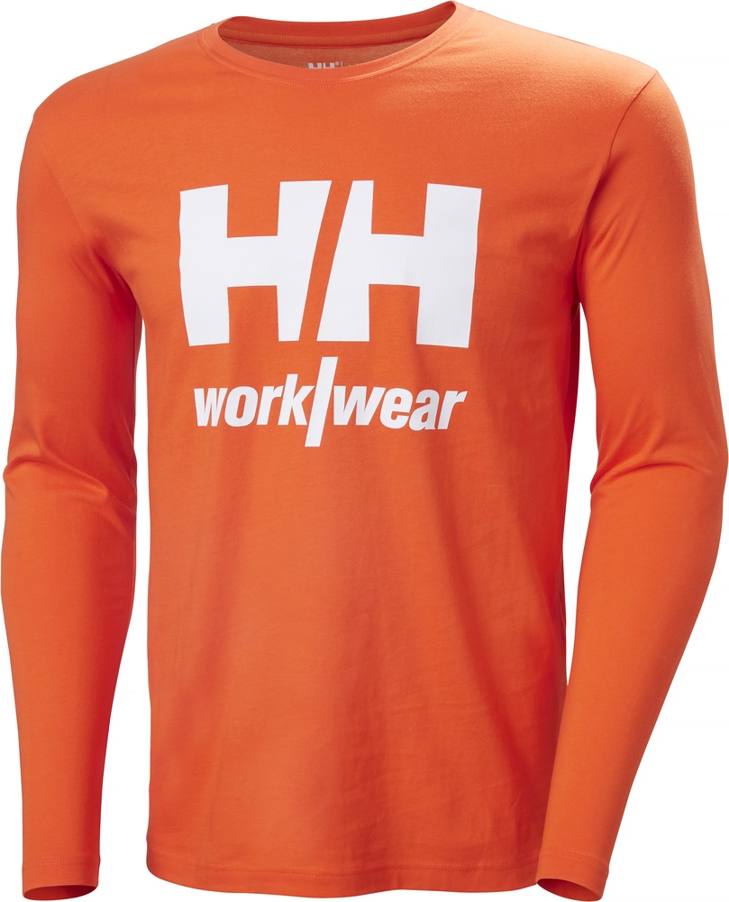 HellyHansenLongsleeveClassicLogo79282290DarkOrange-XS