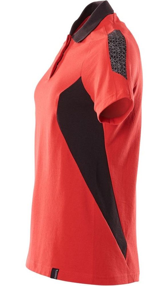 MascotDamenPolo-ShirtAccelerate18393-961VerkehrsrotSchwarz-XXL