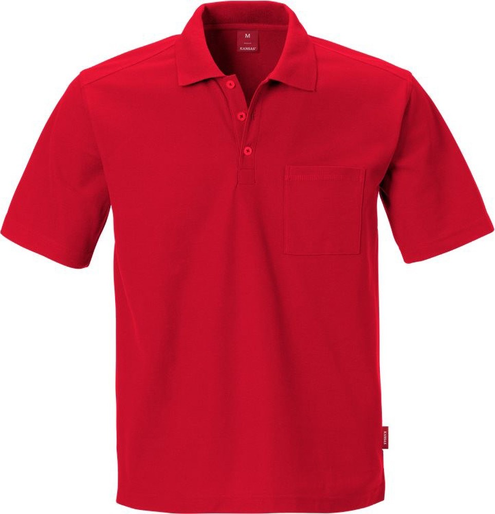 KansasPoloshirtKurzarmPoloshirt7392PMRot-XL