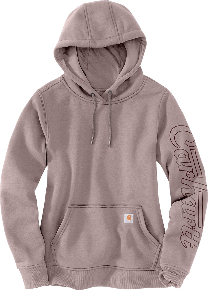 CarharttDamenRainDefenderHoodedSweatshirt105996Mink-XS