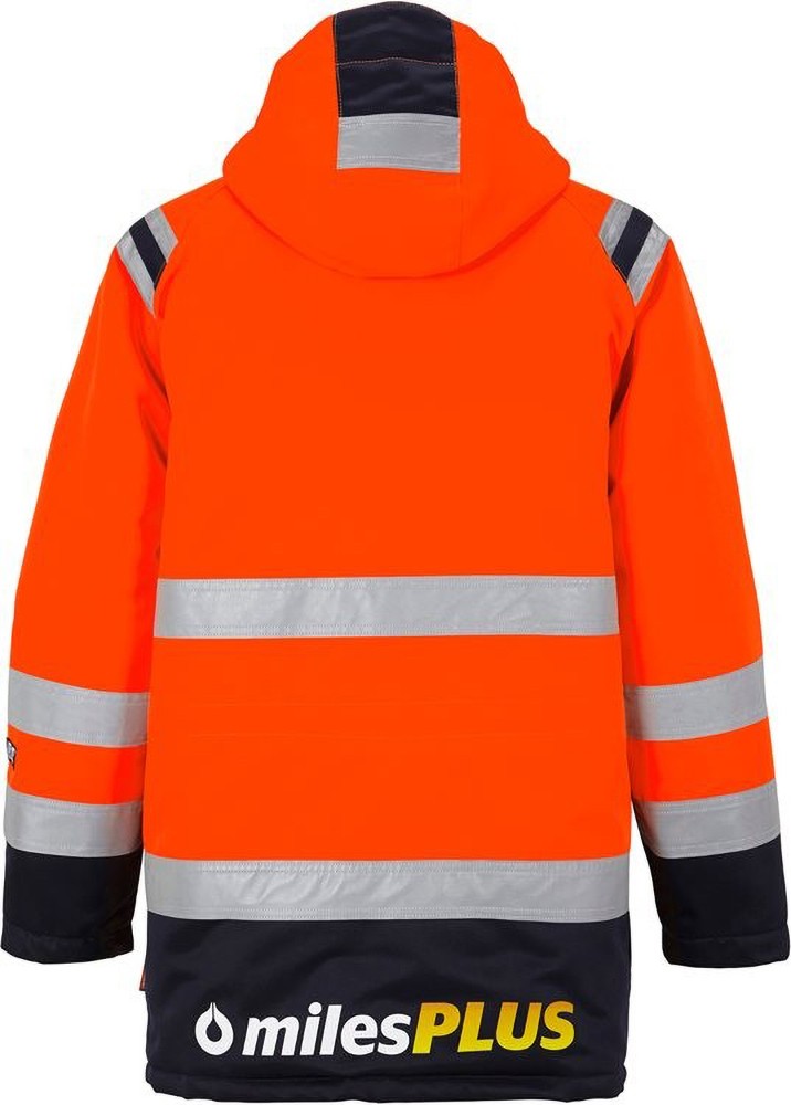 FristadsWarnschutz-JackeHighVisWinterparkaKl34042PPWarnschutz-OrangeMarine-XS