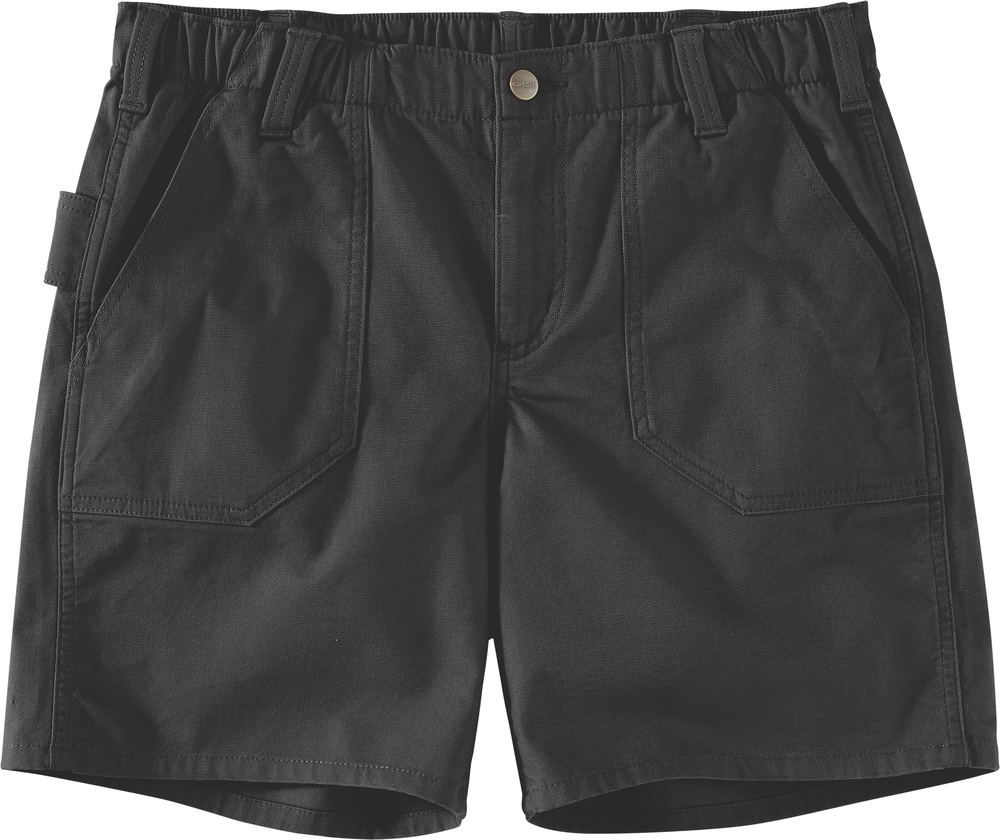 CarharttDamenRelaxedFitCanvasWorkShort105730Black-W10REG