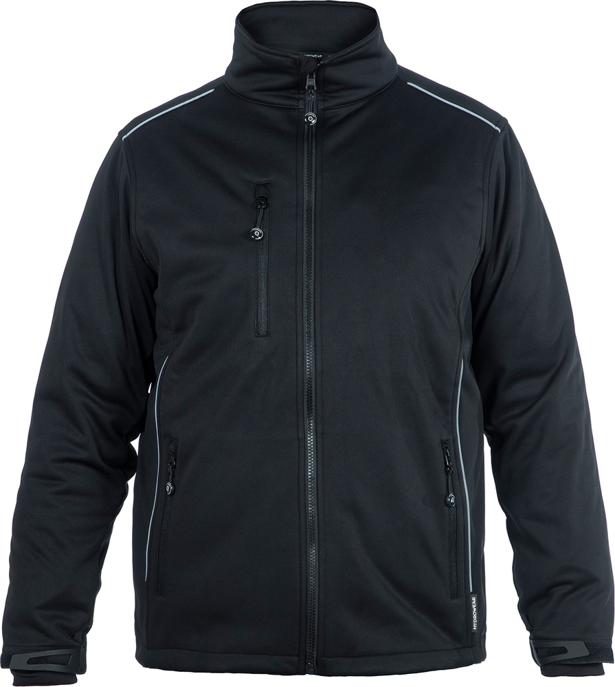 HydrowearArbeitsjackeSoftshelljackeRotterdamSchwarz-3XL