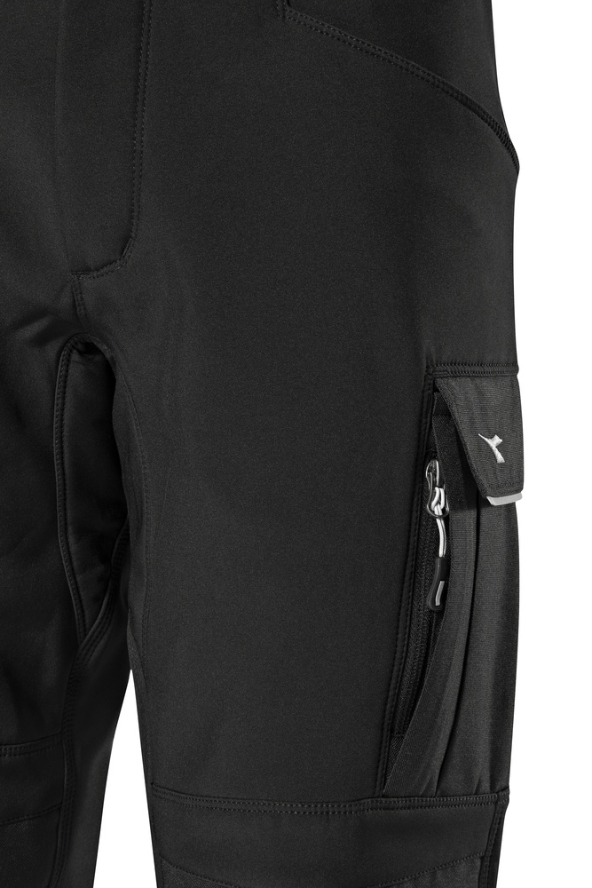 UtilityDiadoraSoftshellJackePantCarbonSoftshellPerformanceBlack-S