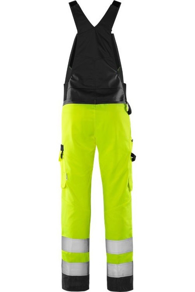 FristadsHighVisGreenLatzhoseKl21030GPLUWarnschutz-GelbSchwarz-C58
