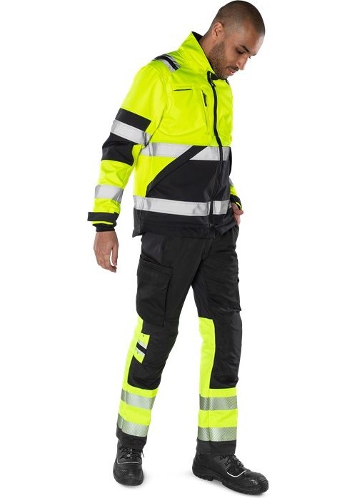 FristadsWarnschutz-JackeHighVisSoftshell-JackeKl24083WYHWarnschutz-GelbSchwarz