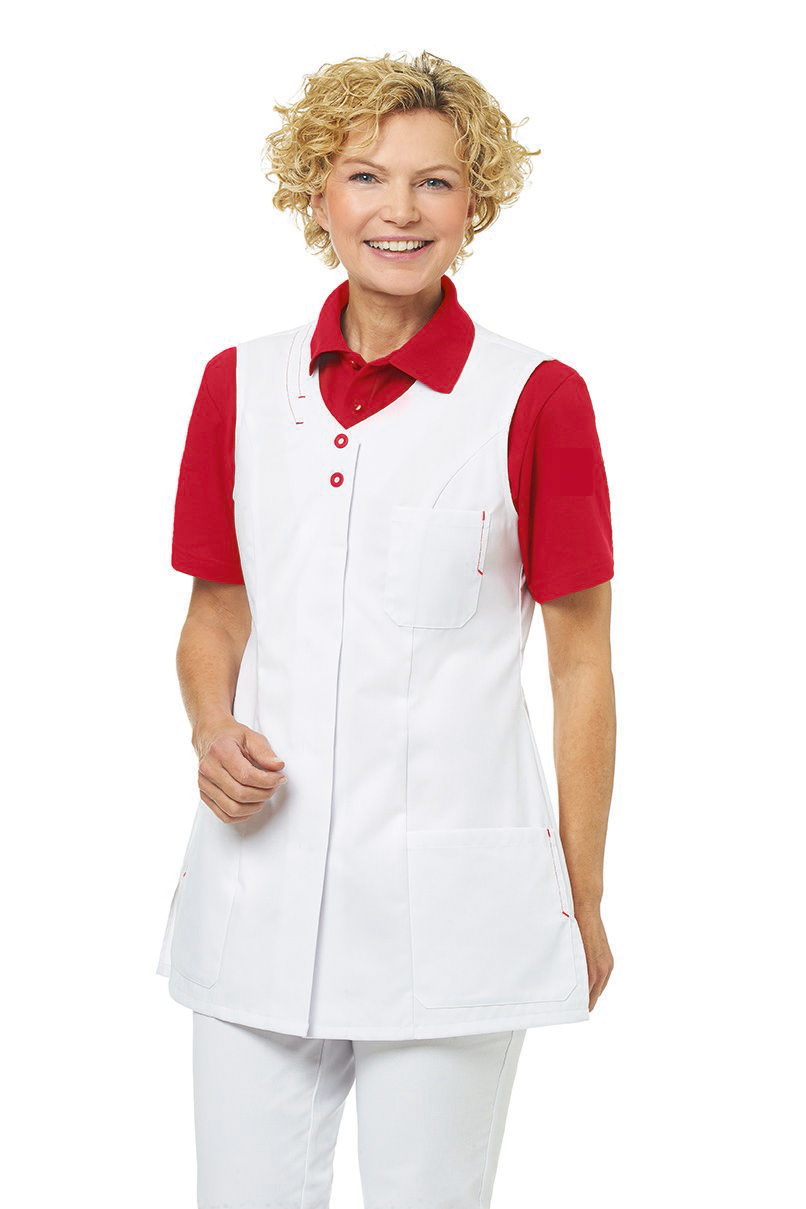 LeiberDamenHosenkasackohnermel0427580102WeiRot