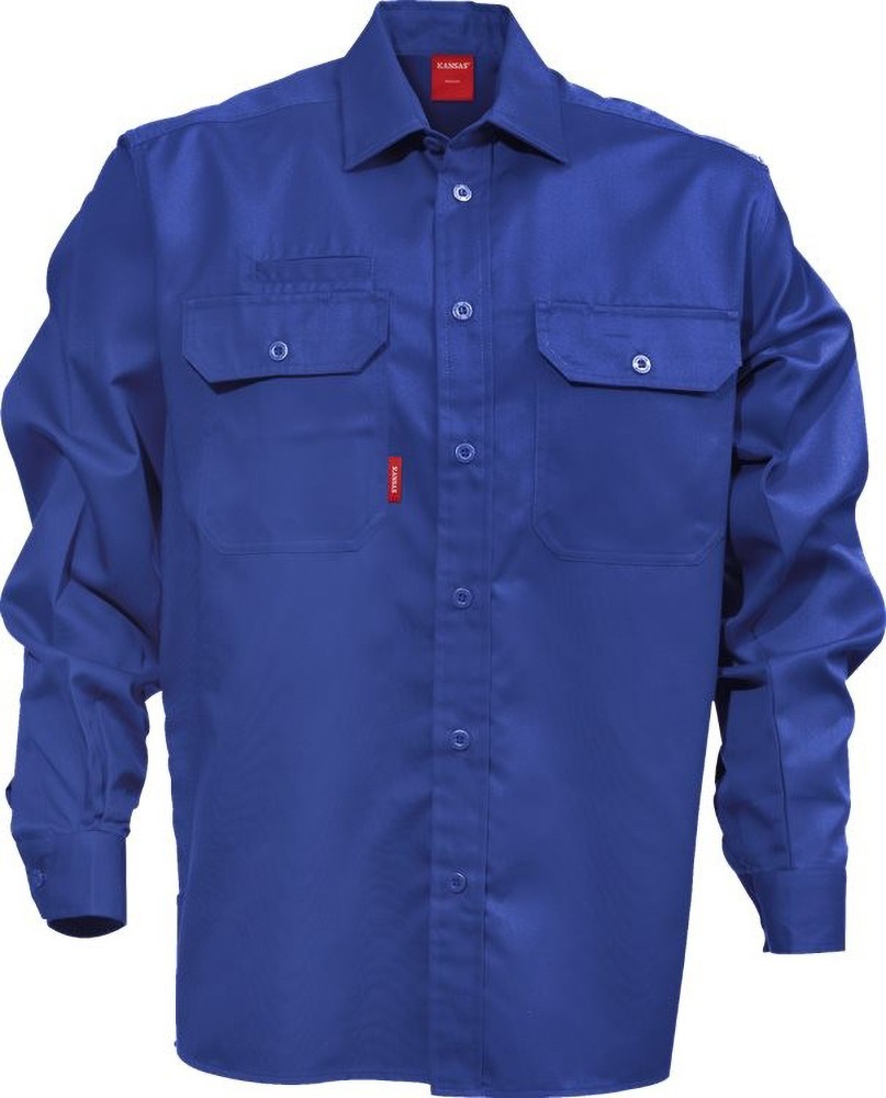 KansasHemdLangarm7385B60Royalblau-S