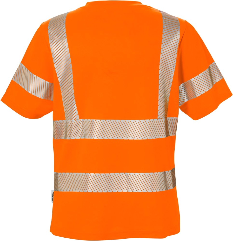 FristadsWarnschutzT-ShirtHighVisDamen-T-ShirtKl27458THVWarnschutz-Orange-XS