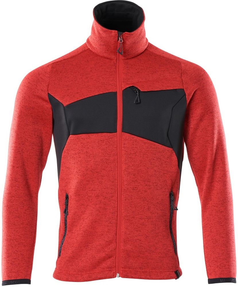 MascotStrickpullovermitReiverschlussAccelerate18105-951VerkehrsrotSchwarz-XXL