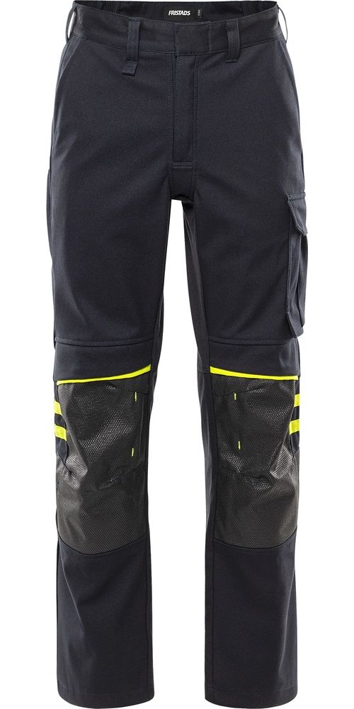 FristadsFlamestatSoftshell-Hose2180FSS300488DarkNavyHighVisYellow-C62
