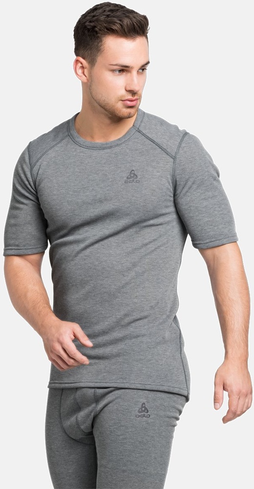 OdloTanktopBlTopCrewNeckSSActiveWarmEco159112OdloSteelGreyMelange-3XL