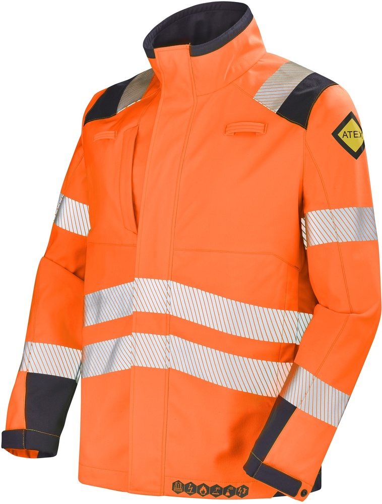 CepovettSoftshelljackeTeideHoheSichtbarkeit9D993068FluoOrangeNavy-XXL