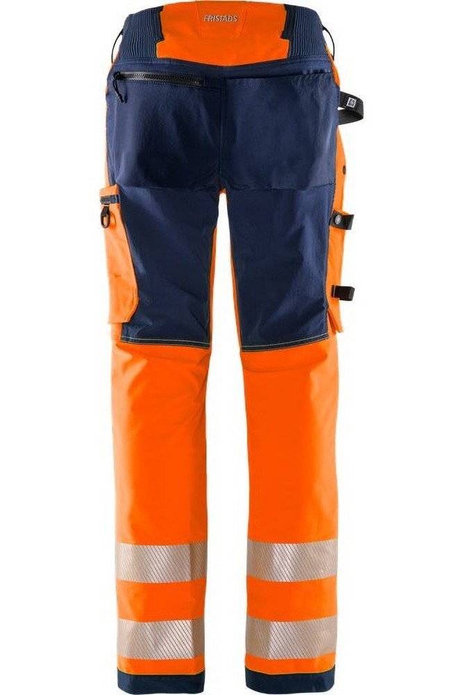 FristadsHighVisGreenStretchhoseDamenKl22665GSTPWarnschutz-OrangeMarine-34
