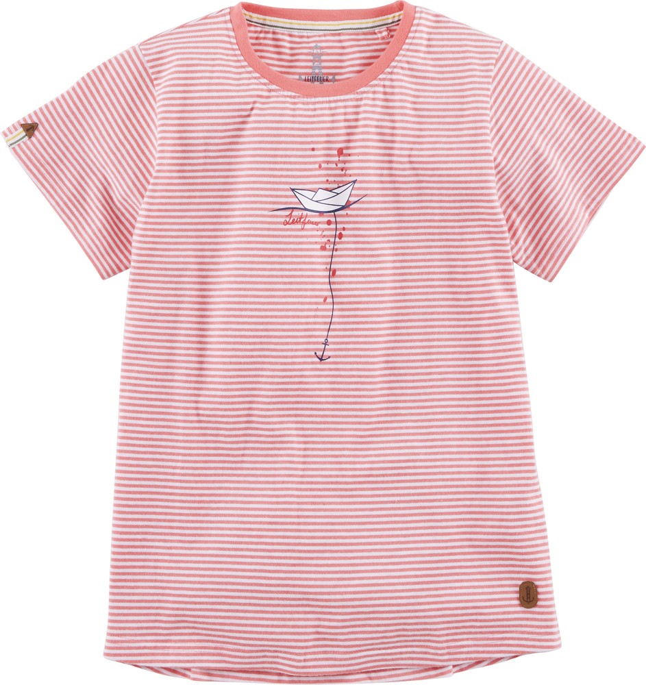 LeitfeuerDamenFemaleShirt12ArmT-ShirtKoralleOffWhite-S