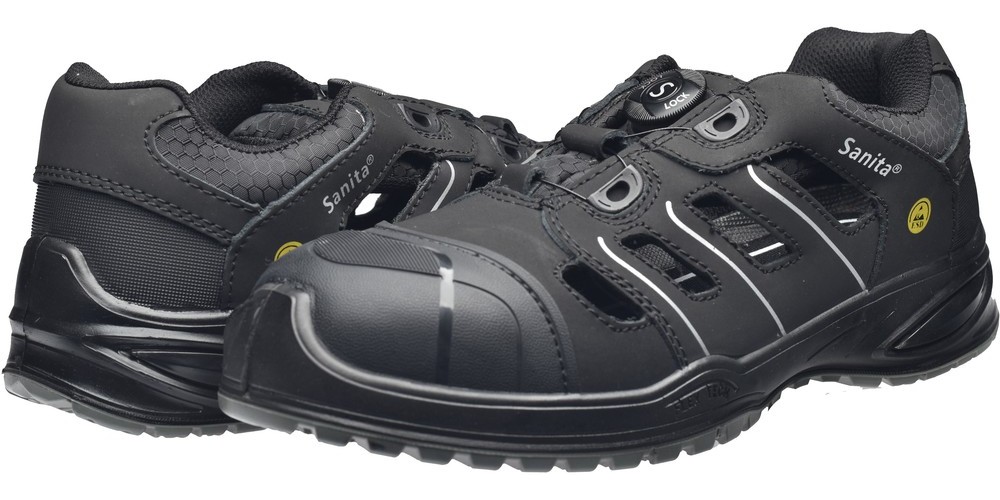 SanitaHerrenSicherheitssandaleTopaz-Esd-S1PSandalBlack